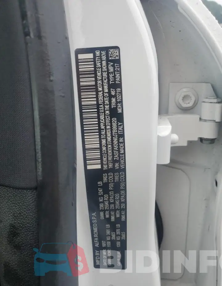 ZASFAKNN0J7B99820 Photo# 13