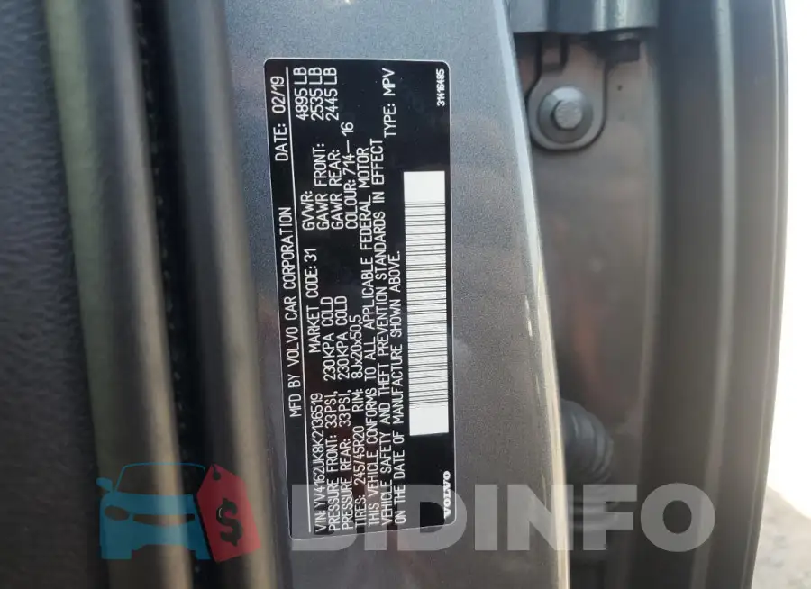YV4162UK8K2136519 Photo# 13