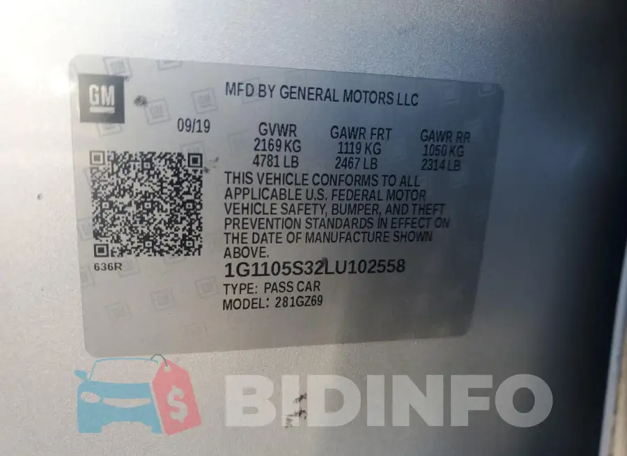 1G1105S32LU102558 Photo# 12