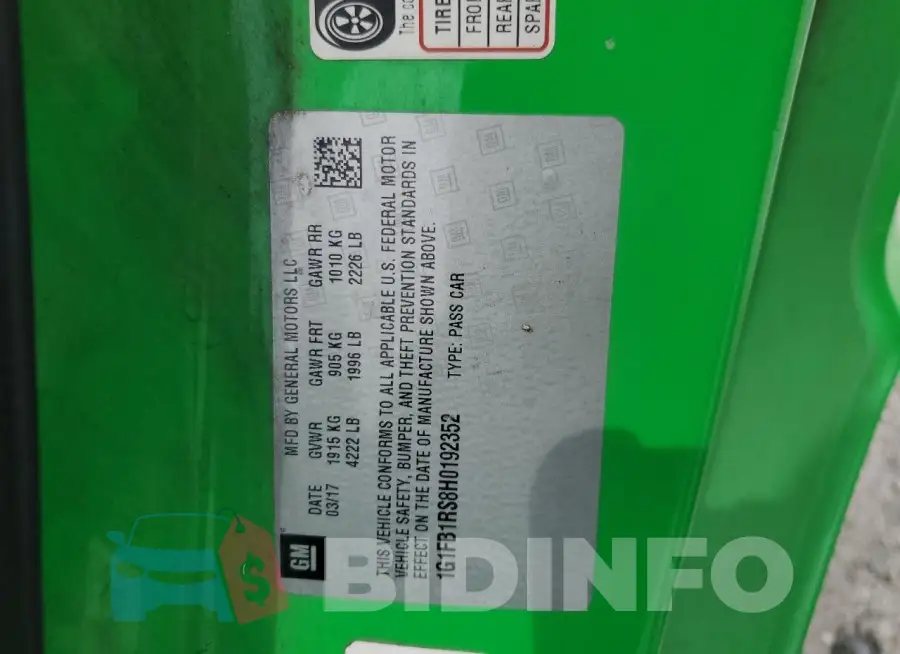 1G1FB1RS8H0192352 Photo# 13