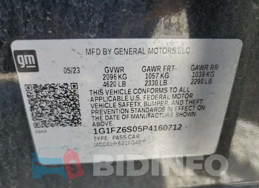 1G1FZ6S05P4160712 Photo# 13