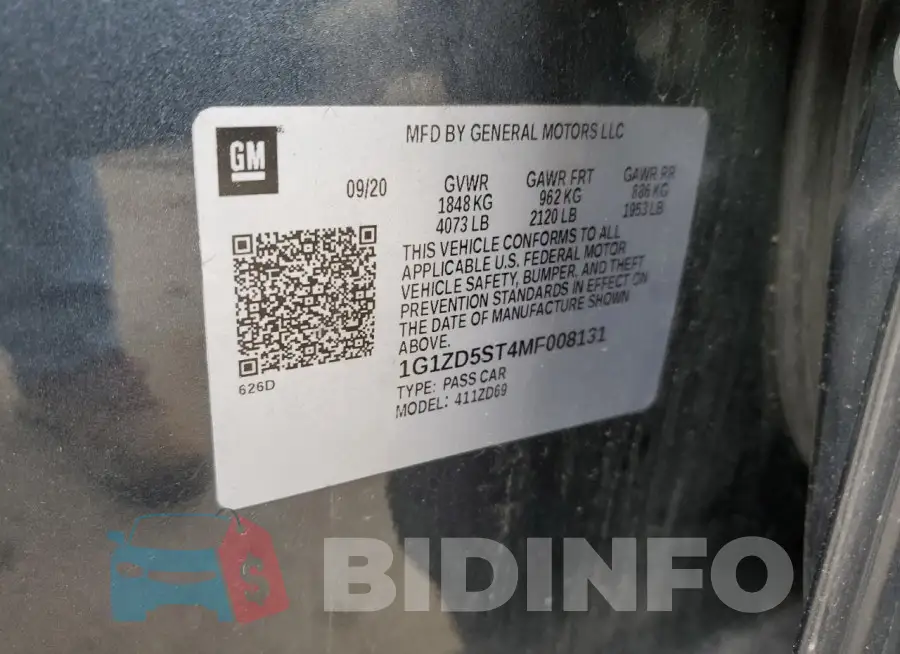 1G1ZD5ST4MF008131 Photo# 12