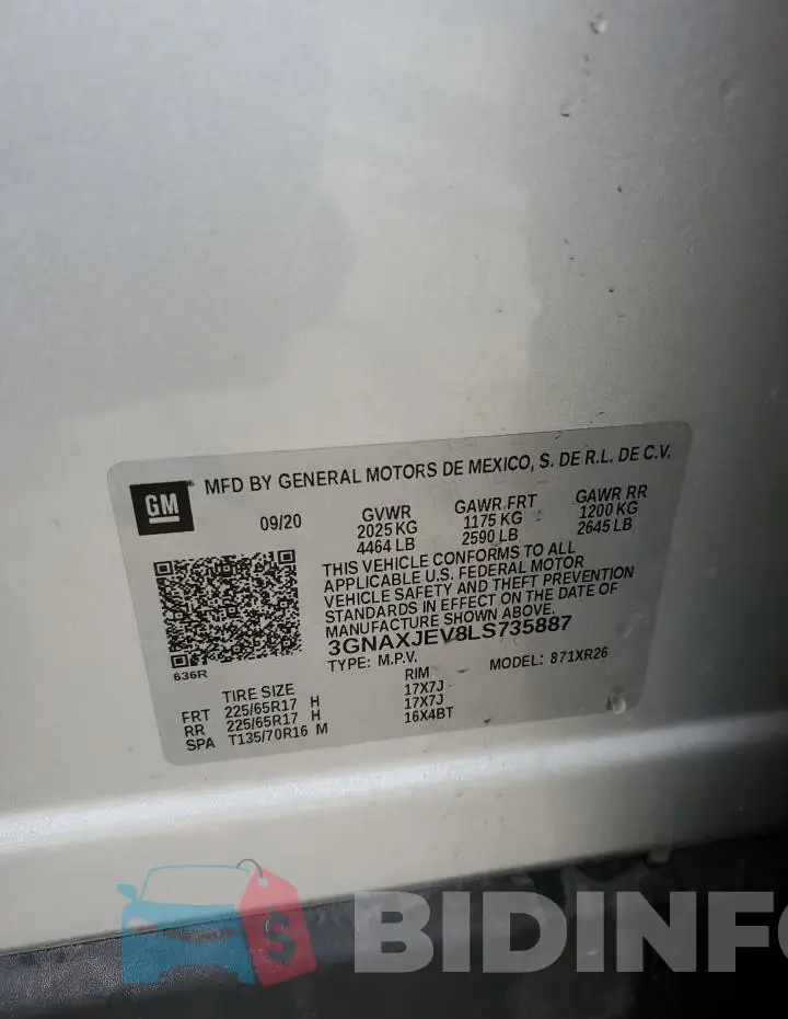 3GNAXJEV8LS735887 Photo# 12