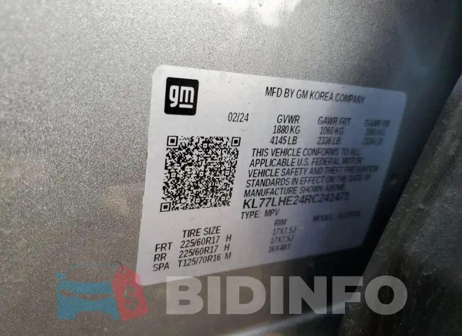 KL77LHE24RC241471 Photo# 14