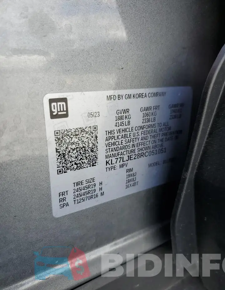 KL77LJE28RC051051 Photo# 14