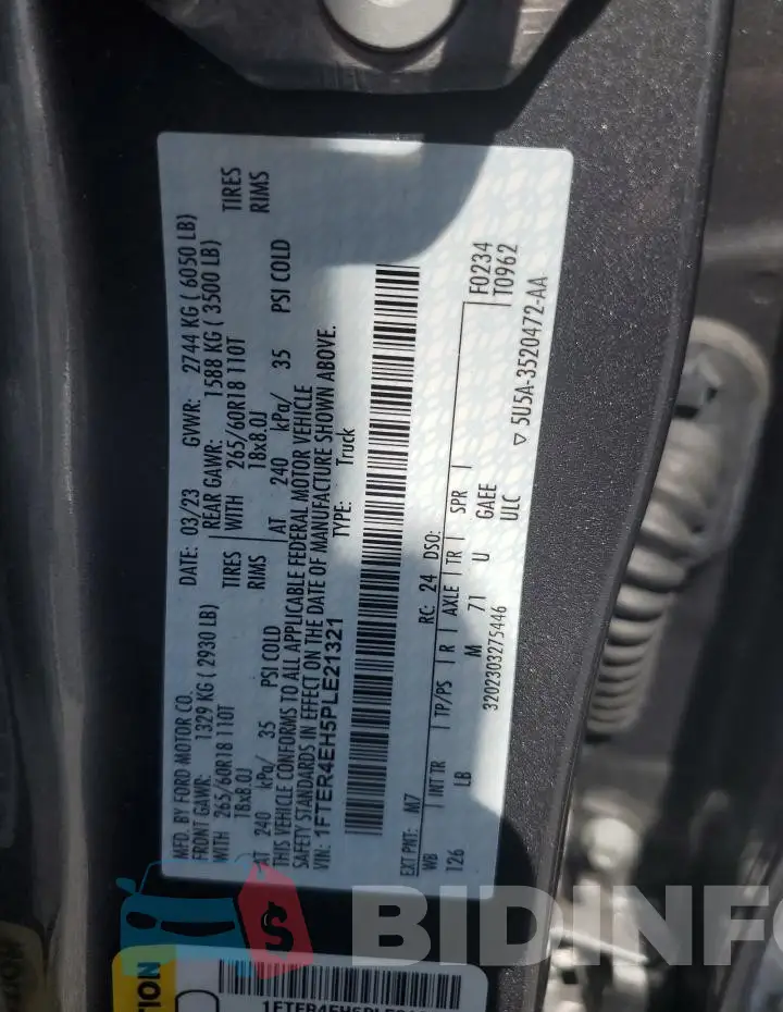 1FTER4EH5PLE21321 Photo# 12