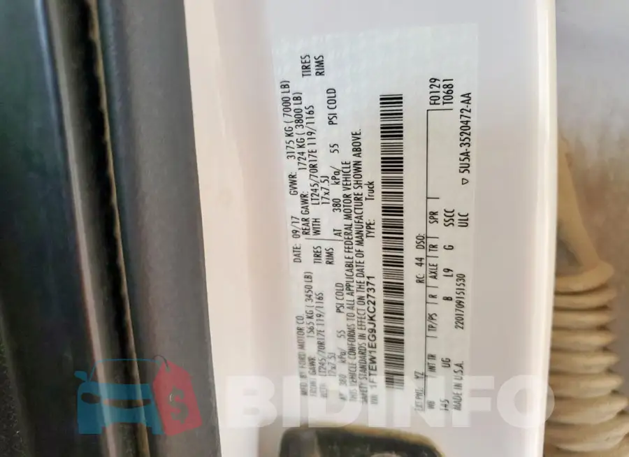 1FTEW1EG9JKC27371 Photo# 12