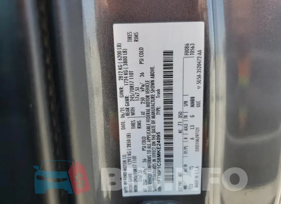 1FTMF1C58MKE24095 Photo# 12