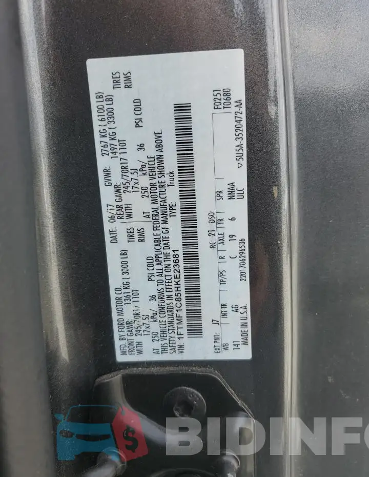 1FTMF1C85HKE23681 Photo# 12