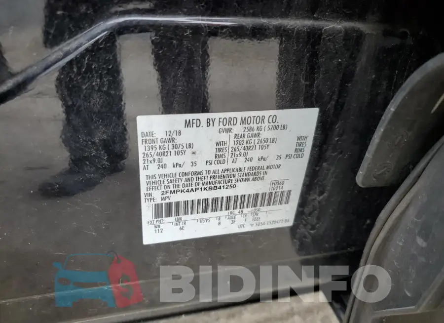 2FMPK4AP1KBB41250 Photo# 13