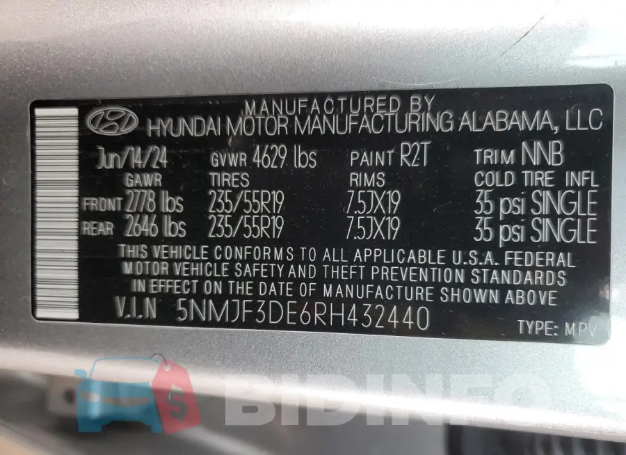 5NMJF3DE6RH432440 Photo# 12
