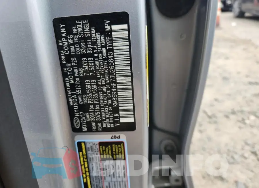 KM8SR4HF7JU265843 Photo# 13