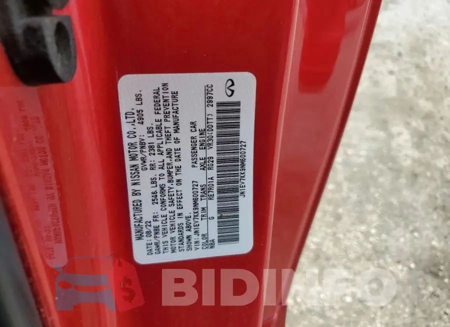 JN1EV7KK9NM600727 Photo# 13