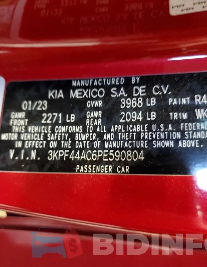3KPF44AC6PE590804 Photo# 12