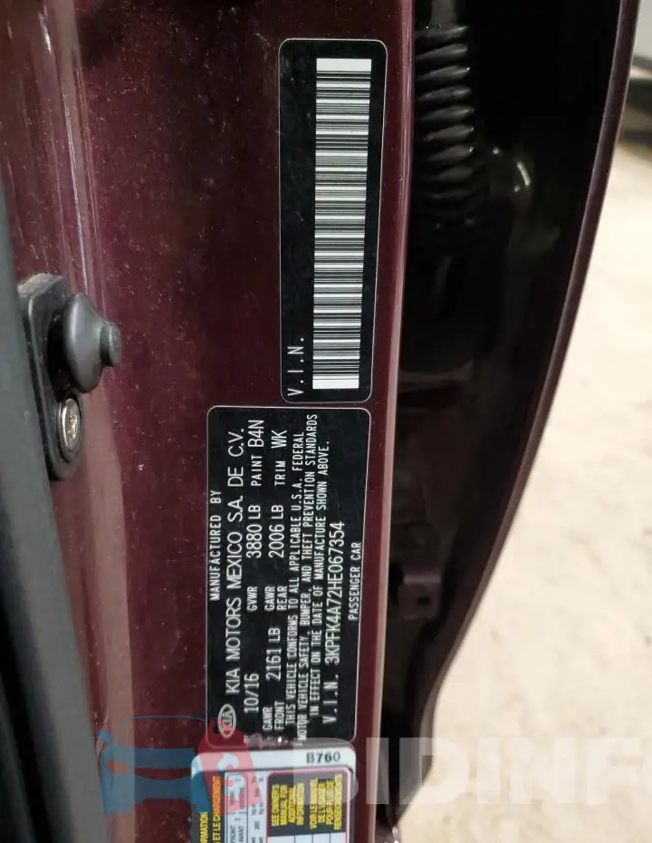 3KPFK4A72HE067354 Photo# 12