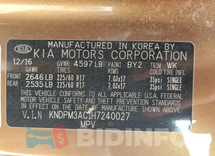 KNDPM3AC1H7240027 Photo# 12