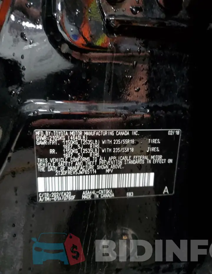 2T3DFREV5JW765114 Photo# 13