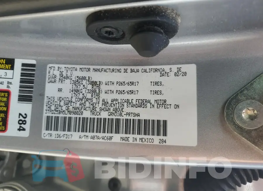 3TMDZ5BN5LM090020 Photo# 12