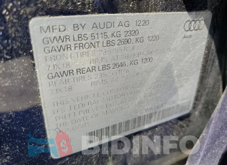 WA1AUCF35M1065402 Photo# 14