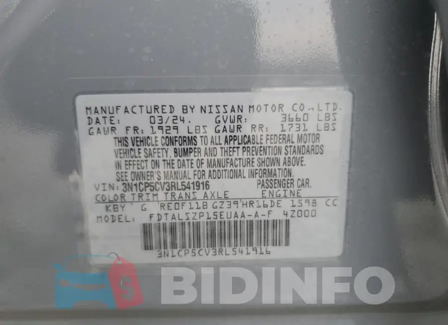 3N1CP5CV3RL541916 Photo# 13
