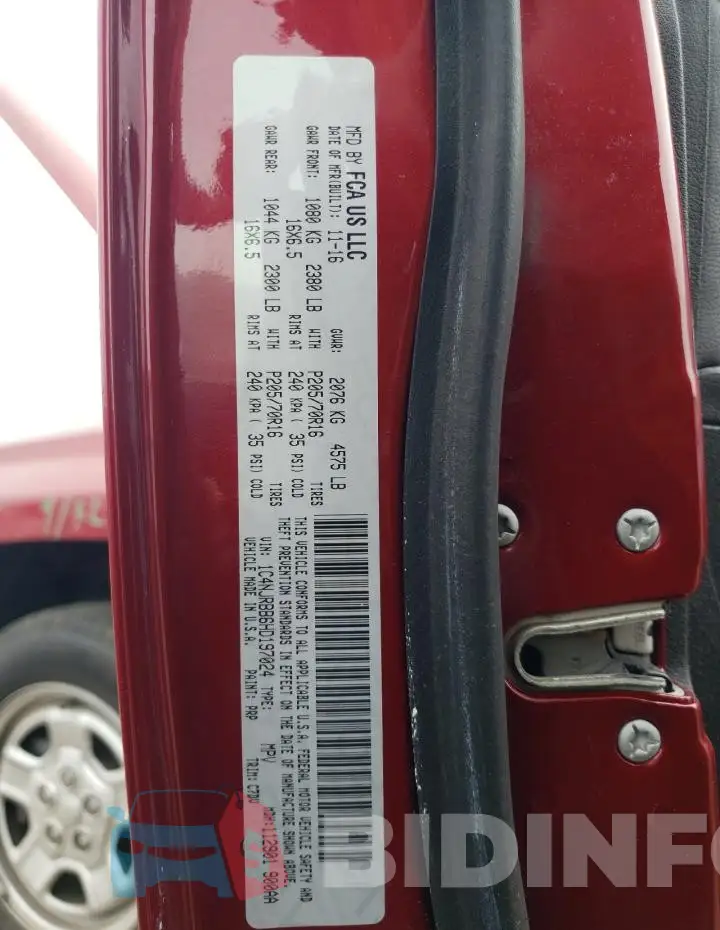 1C4NJRBB6HD197024 Photo# 12