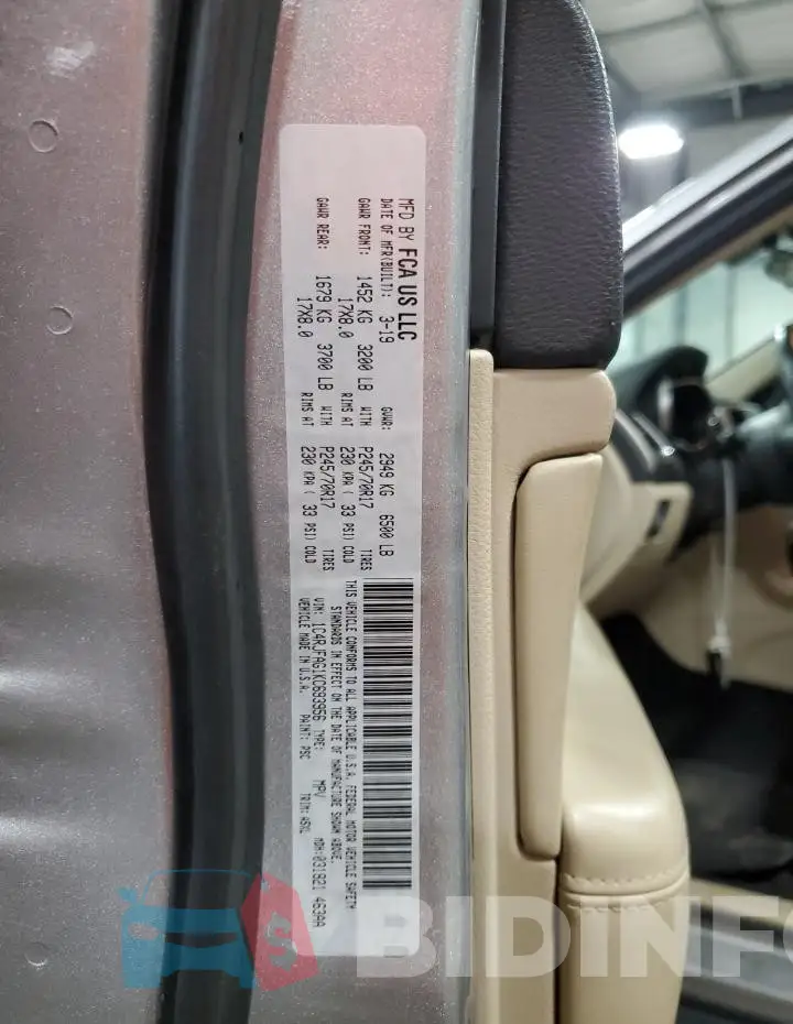 1C4RJFAG1KC693956 Photo# 13