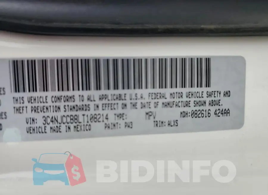 3C4NJCCB8LT108214 Photo# 13