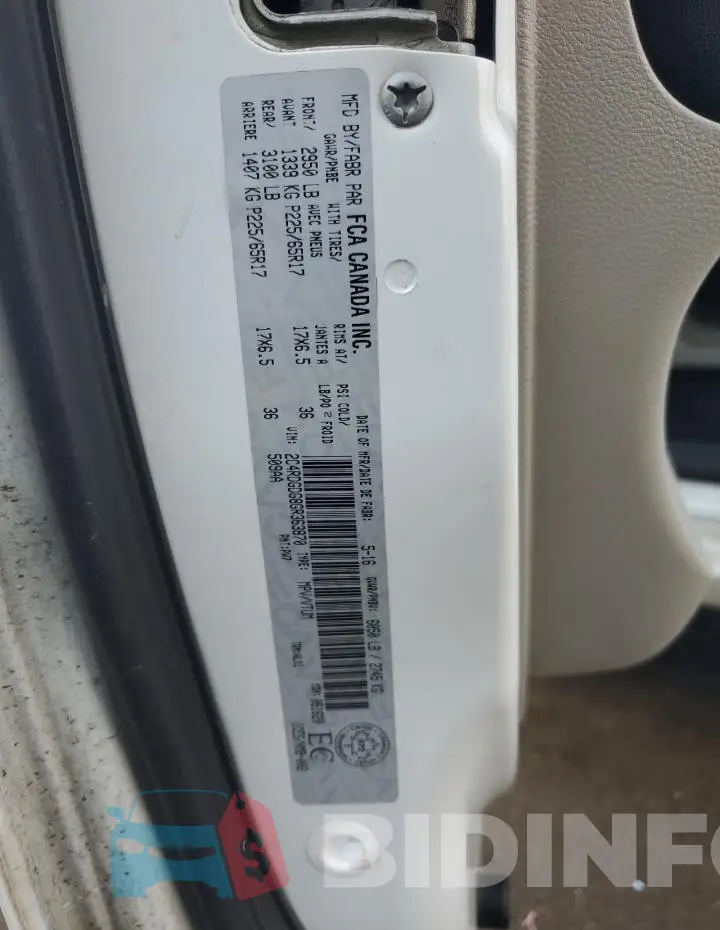 2C4RDGDG8GR363870 Photo# 14
