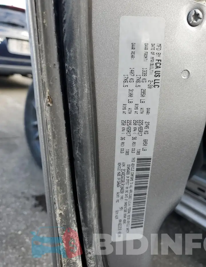 2C4RDGEG8LR184690 Photo# 13