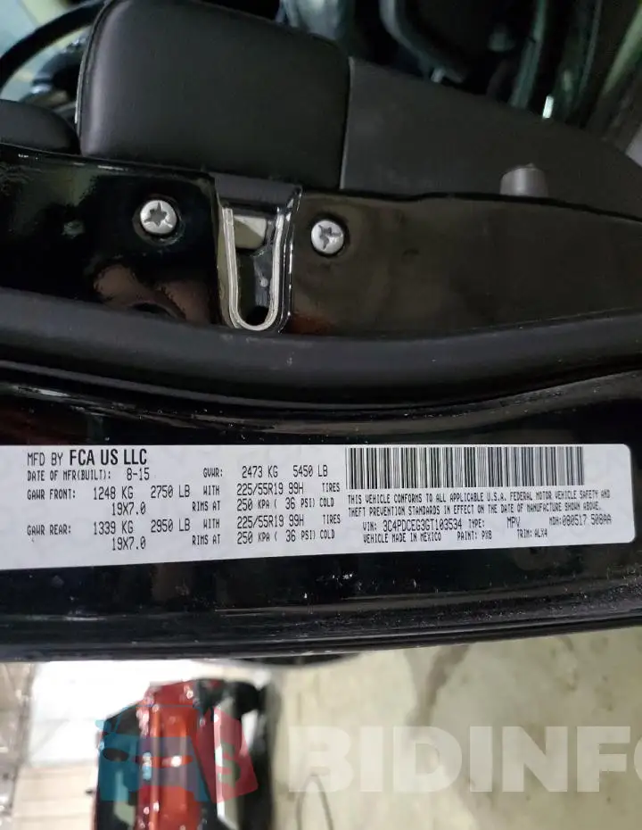 3C4PDCEG3GT103534 Photo# 13