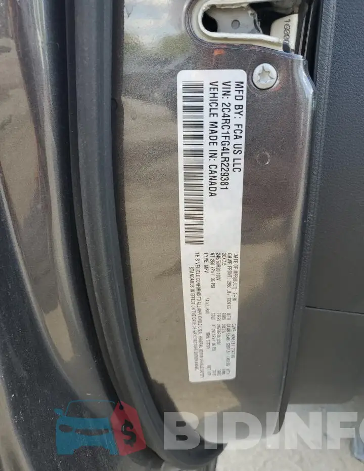 2C4RC1FG4LR229381 Photo# 12