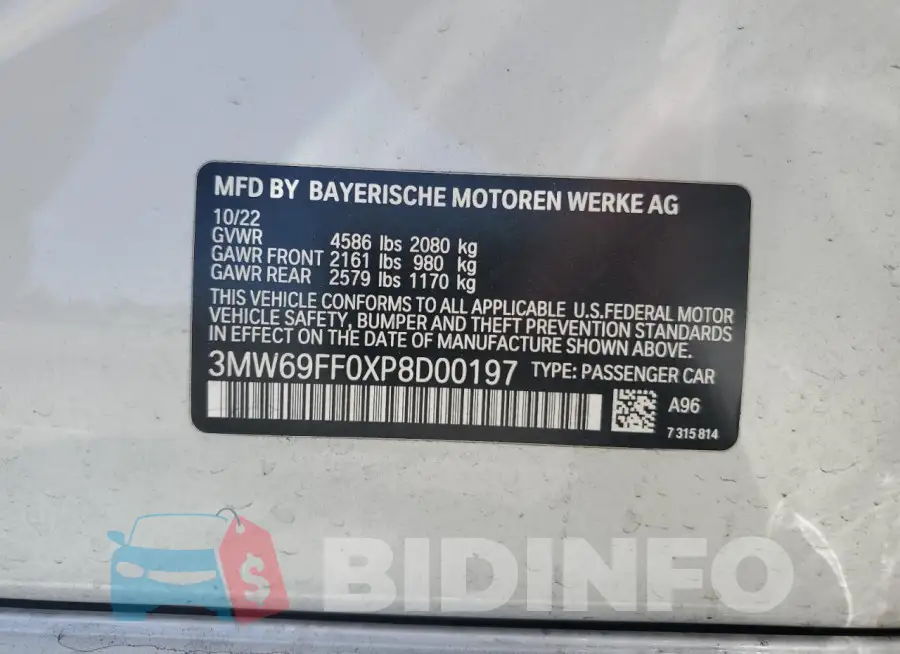 3MW69FF0XP8D00197 Photo# 12
