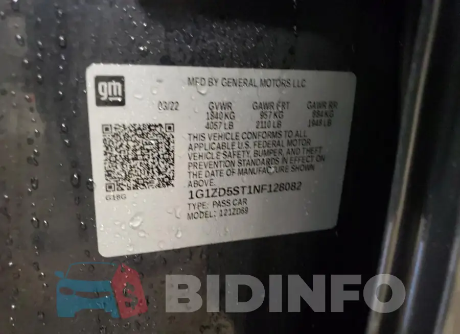 1G1ZD5ST1NF128082 Photo# 12