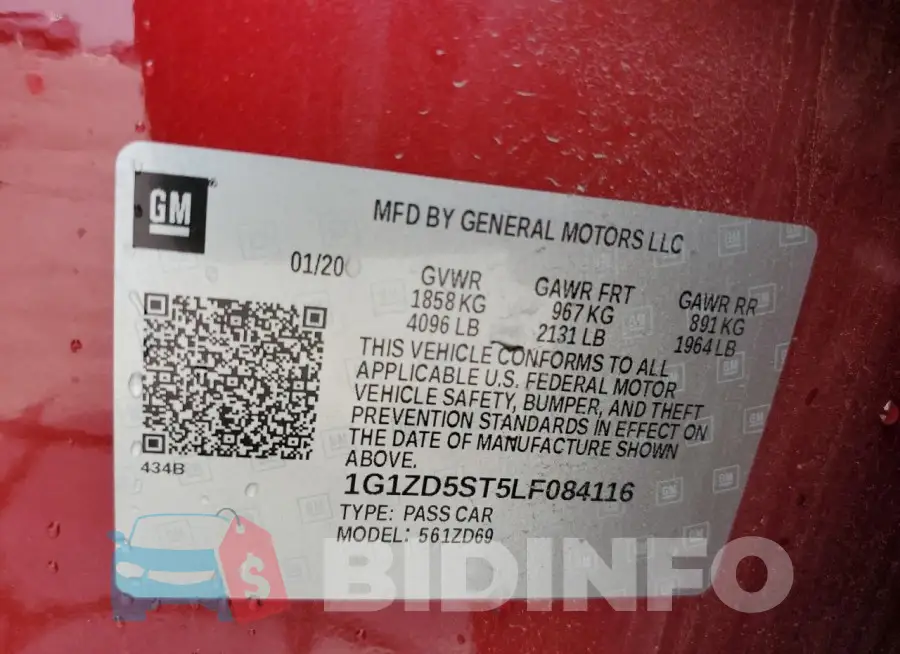 1G1ZD5ST5LF084116 Photo# 12