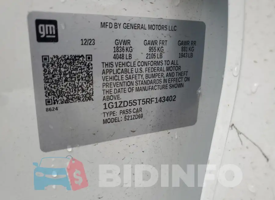 1G1ZD5ST5RF143402 Photo# 12