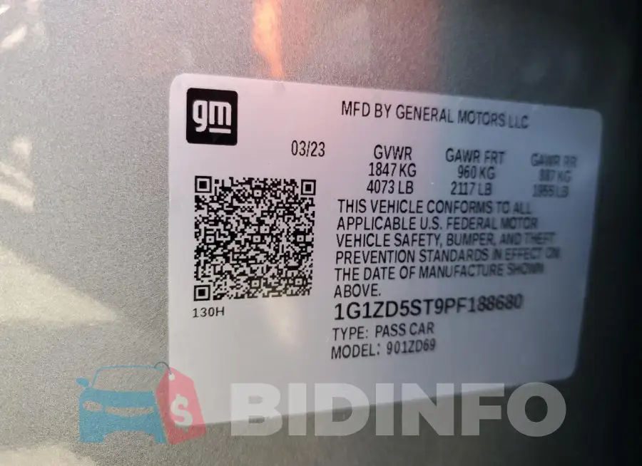 1G1ZD5ST9PF188680 Photo# 13