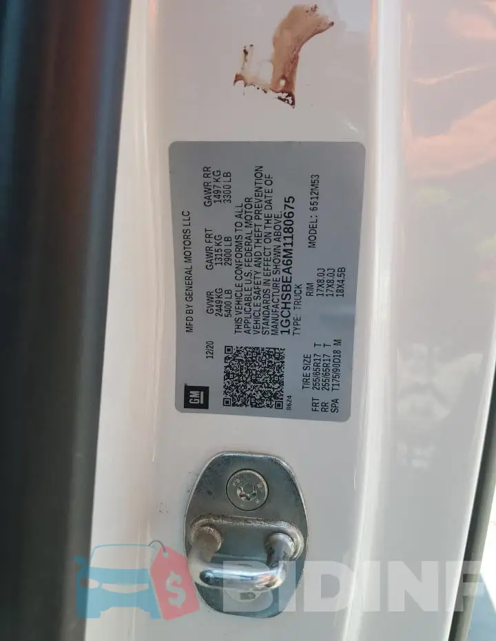 1GCHSBEA6M1180675 Photo# 12