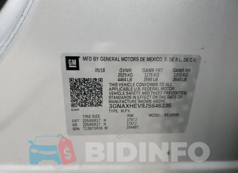 3GNAXHEV9JS646335 Photo# 13