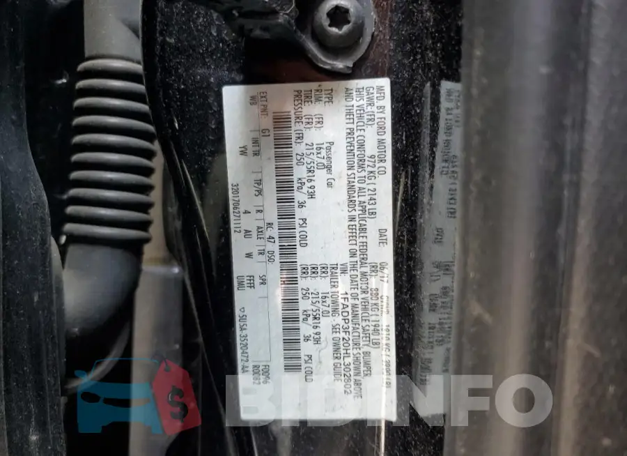 1FADP3F20HL302802 Photo# 12