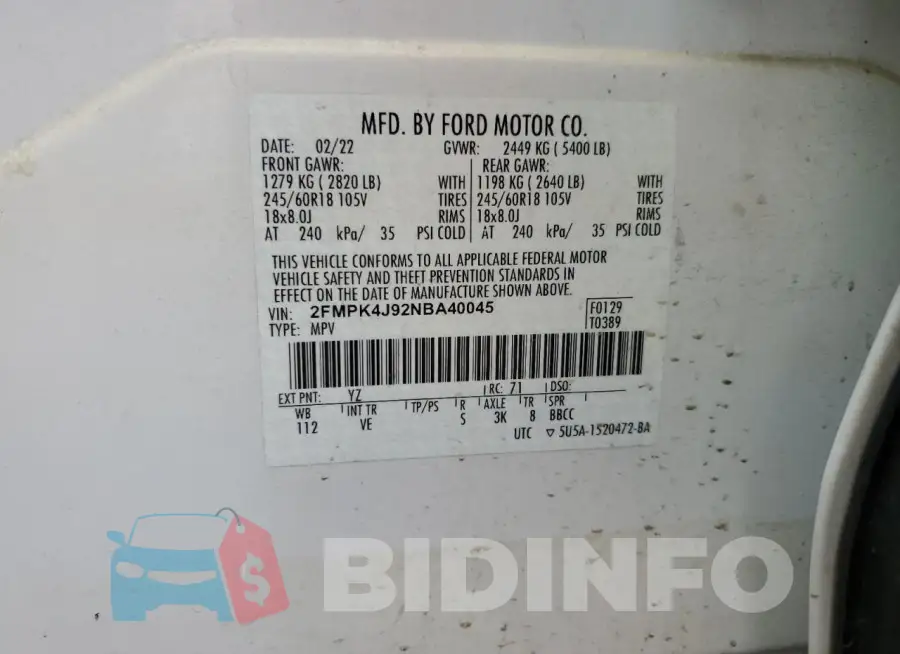 2FMPK4J92NBA40045 Photo# 13