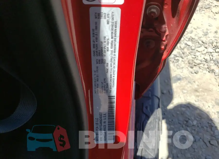 1C6RRFFG4NN245437 Photo# 12
