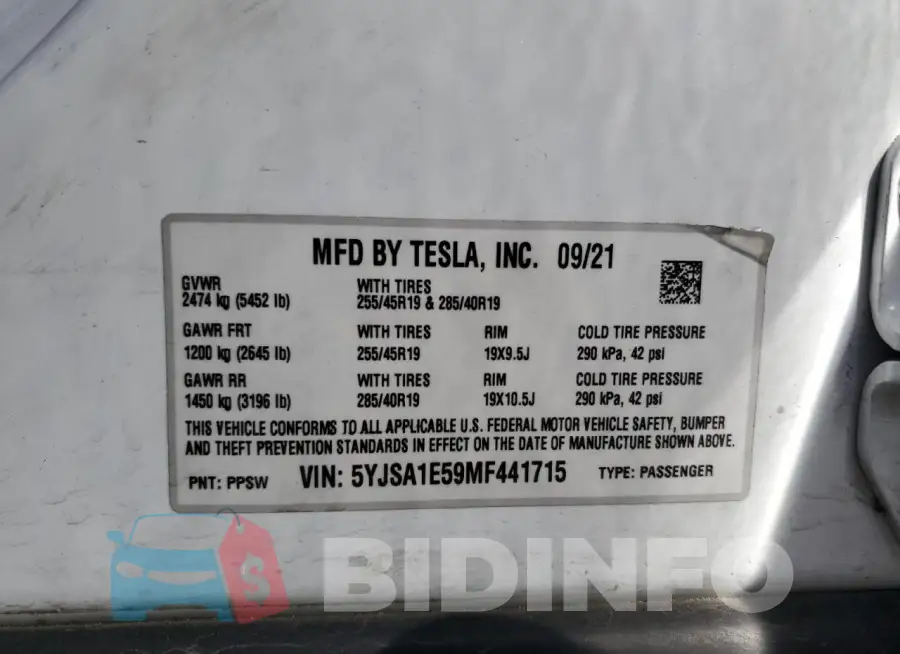 5YJSA1E59MF441715 Photo# 12