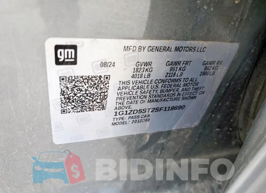1G1ZD5ST2SF118690 Photo# 12
