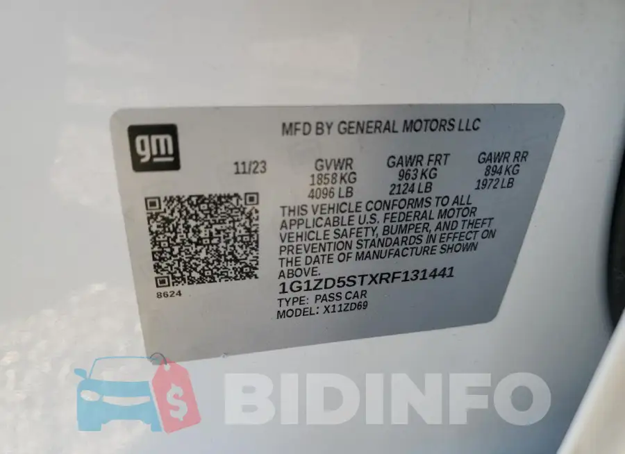 1G1ZD5STXRF131441 Photo# 12