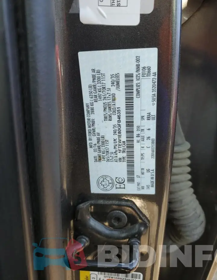 1FTEW1E80GFB46351 Photo# 12