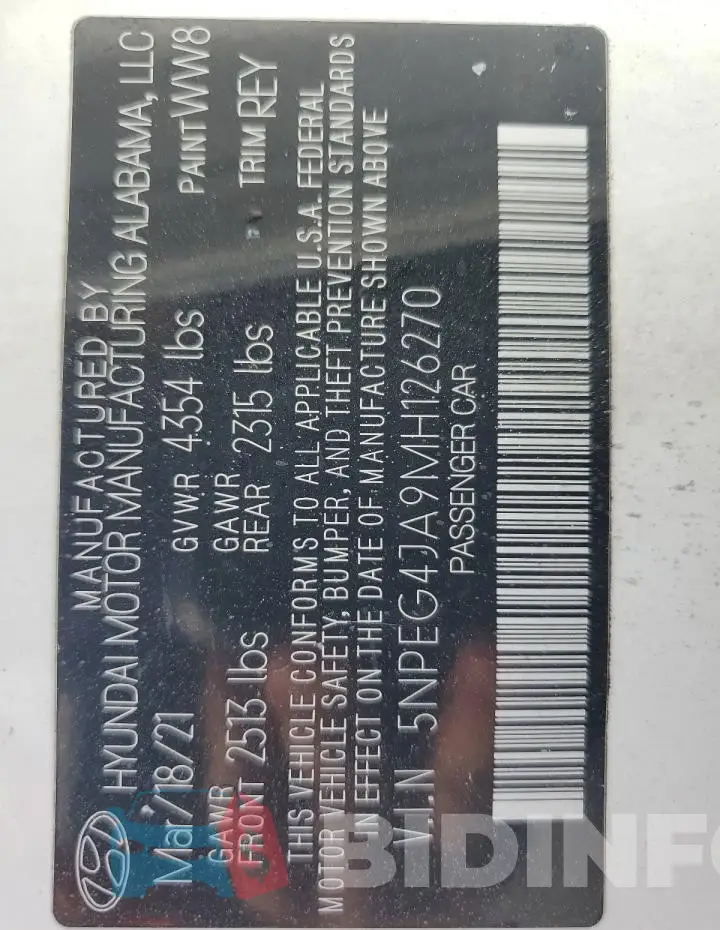 5NPEG4JA9MH126270 Photo# 12