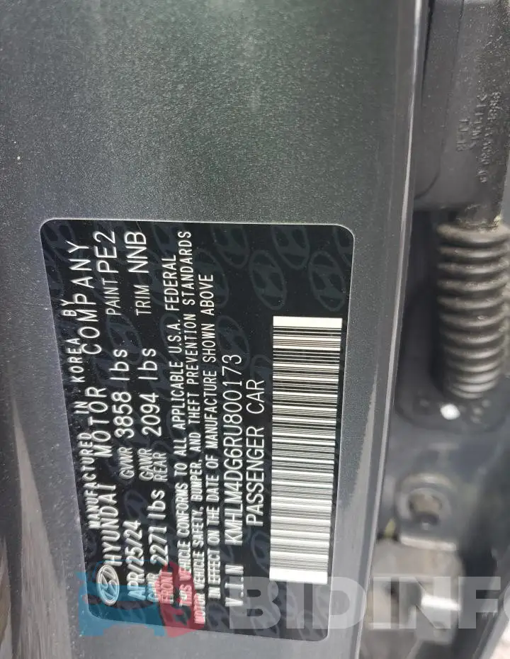 KMHLM4DG6RU800173 Photo# 12