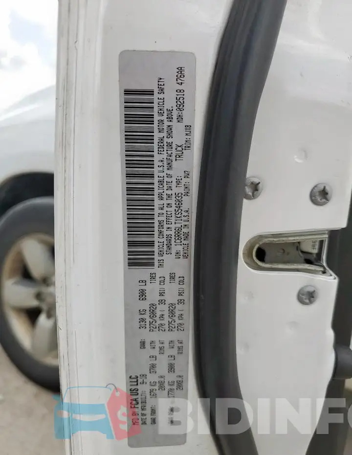 1C6RR6LT1KS546035 Photo# 12