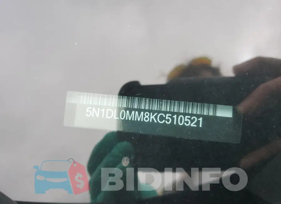 5N1DL0MM8KC510521 Photo# 12