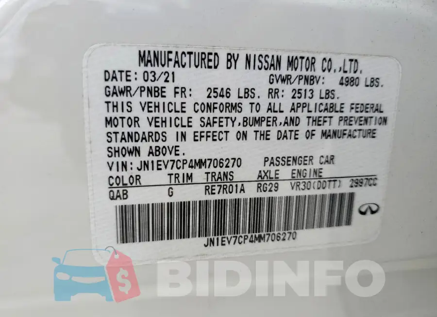 JN1EV7CP4MM706270 Photo# 12